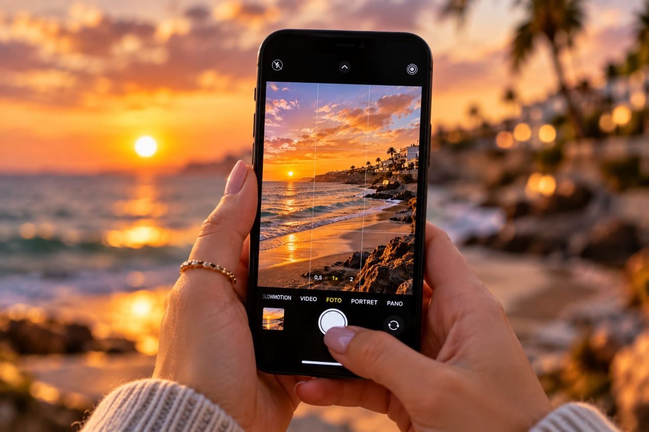Sfeerbeeld in het gouden uur als voorbeeld van sterke Instagram content